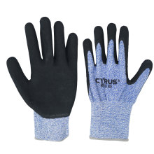 China Manufacturer Breathable Rubber Coated Garden Gloves, Outdoor Protective Work Gloves